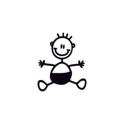 Neonato - Adesivi Famiglia