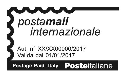 Timbro Postamail Internazionale