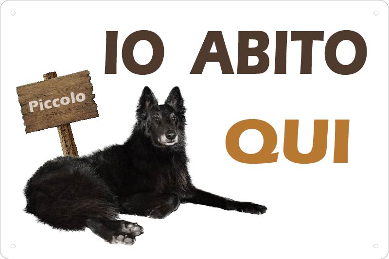 Cartello "Attenti al Cane" (personalizzato)