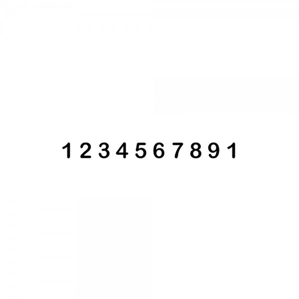 Numeratore 10 colonne, 3 mm - Trodat Classic 15310