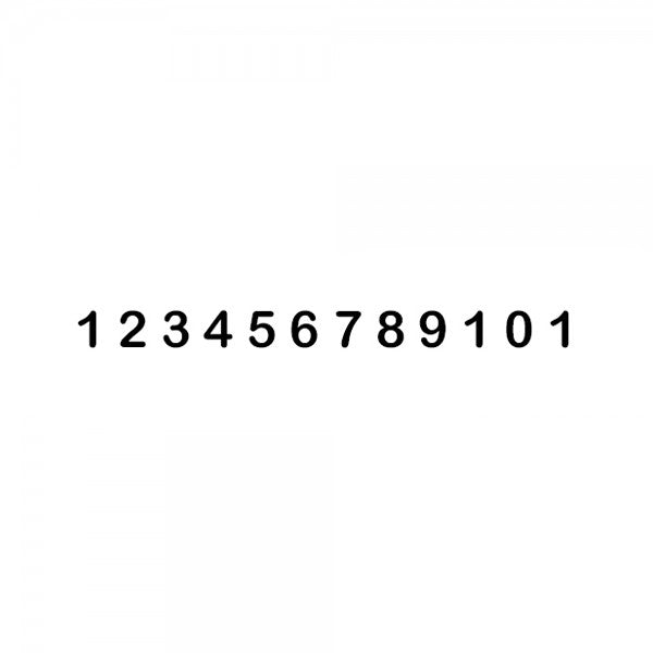 Numeratore 12 colonne, 4 mm - Trodat Classic 15412