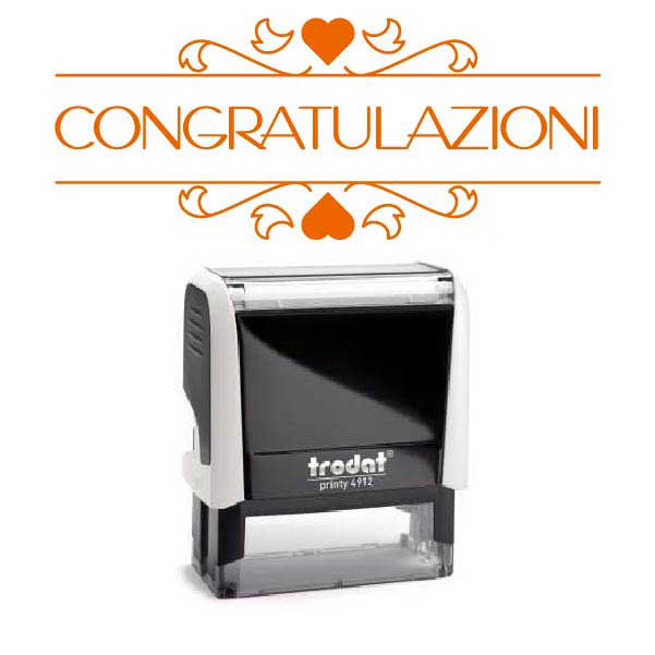 Timbro "Congratulazioni"
