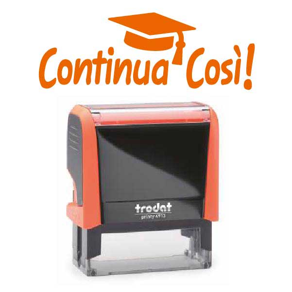 Timbro "Continua così!"