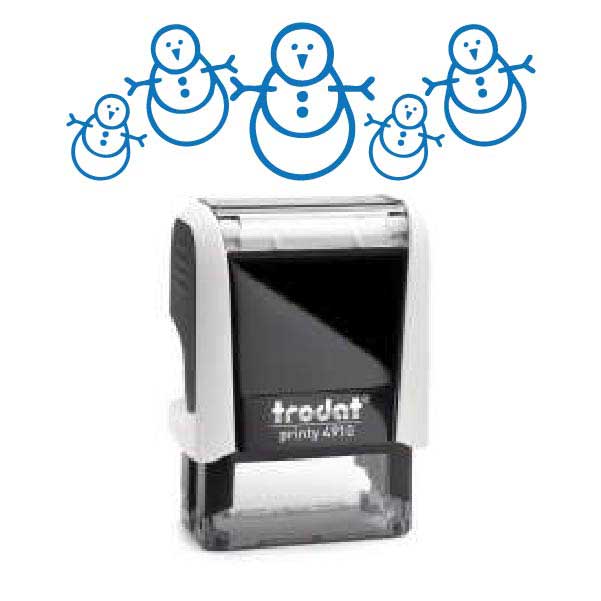 Timbro "Pupazzi di neve"