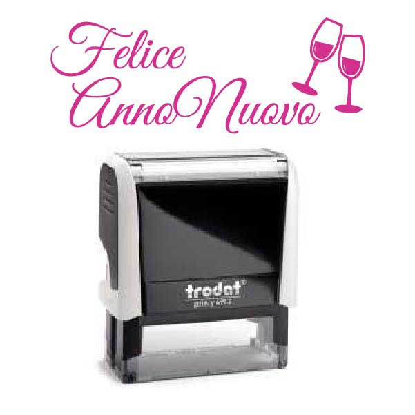 Timbro "Felice Anno Nuovo"