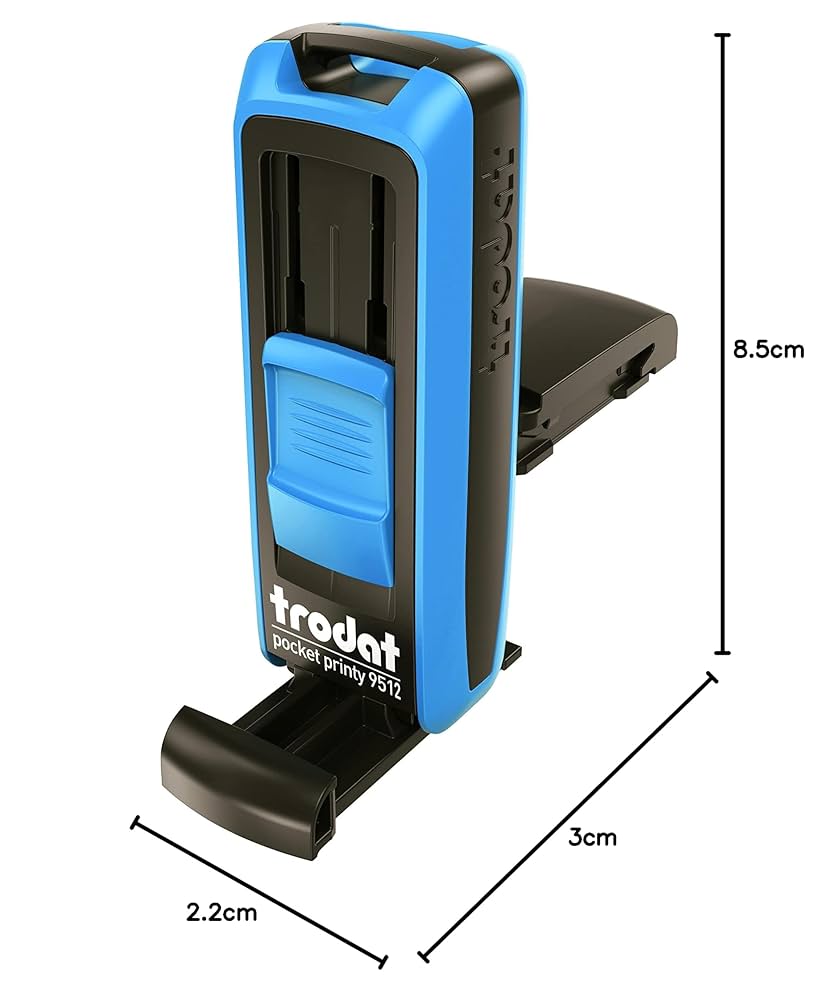 Timbro tascabile Trodat Pocket Printy 9512 - 47x18 mm