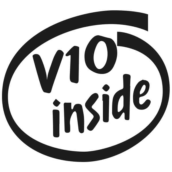 Adesivo "V10 Inside"