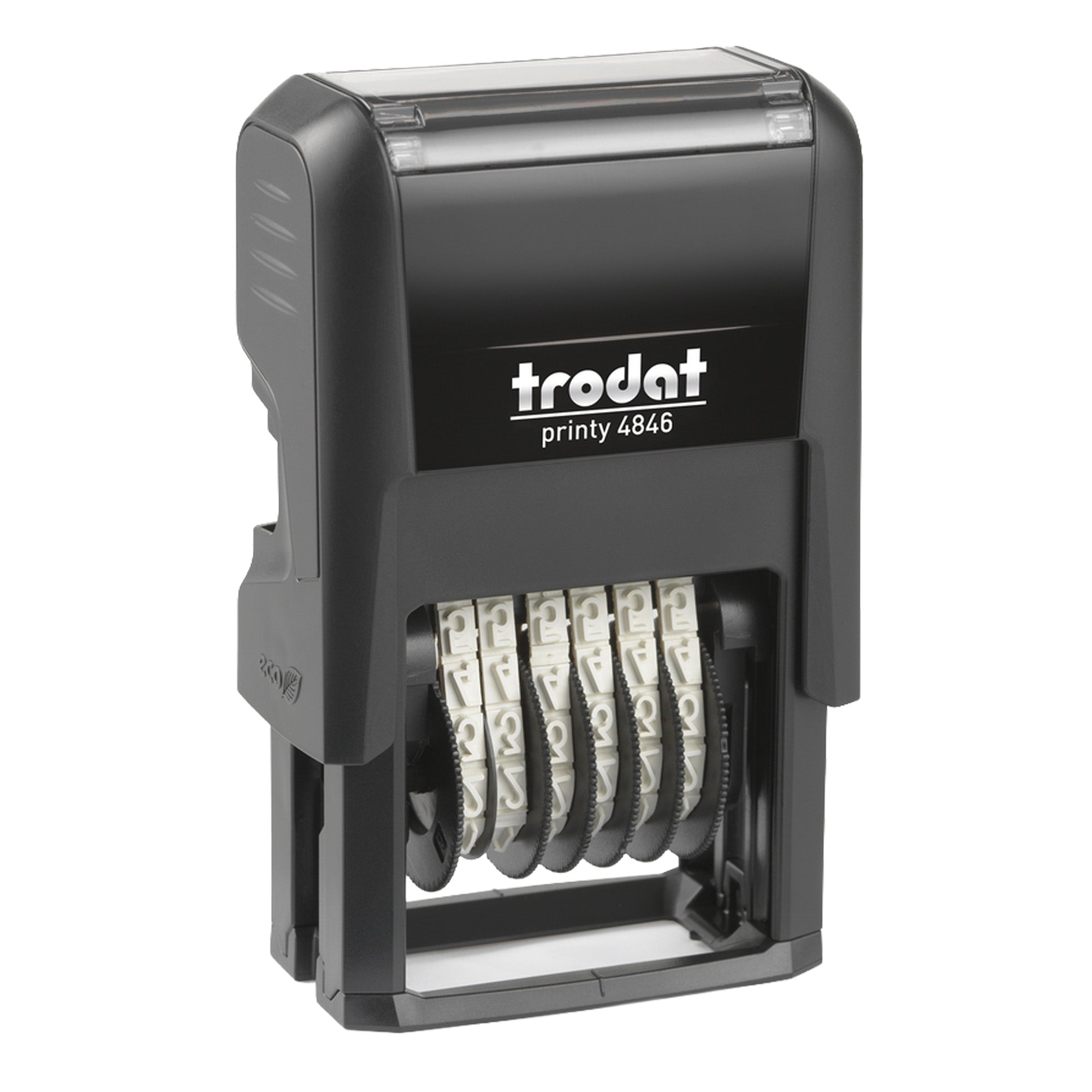 Timbro Printy 4.0 Eco 4846 Numeratore - 6 cifre - 4 mm - autoinchiostrante - Trodat - image 1