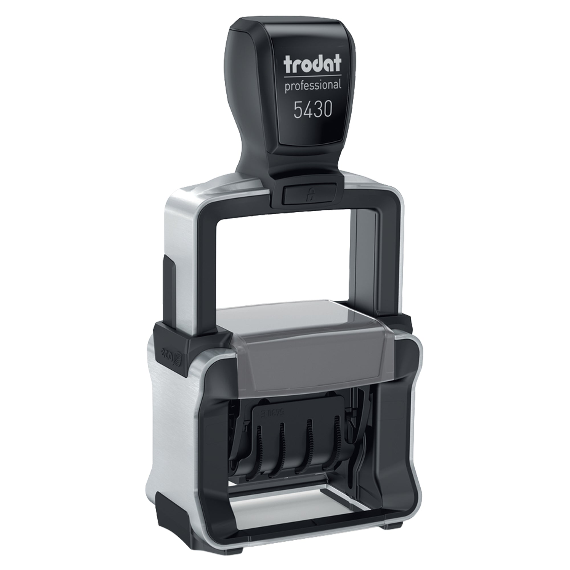 Timbro Professional datario 3 testi 5430 + RICEVUTO/PAGATO/REGISTRATO - 4 mm - autoinchiostrante - Trodat - image 1