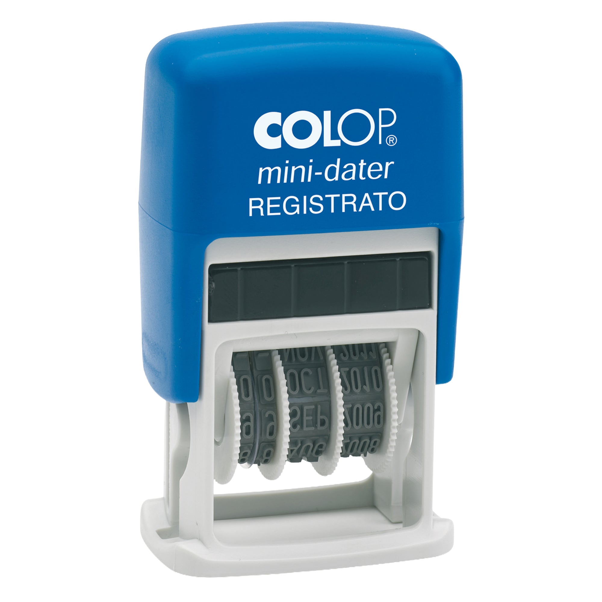 Timbro Mini Dater S160/L3 Datario + REGISTRATO - 4 mm - autoinchiostrante - Colop - image 1