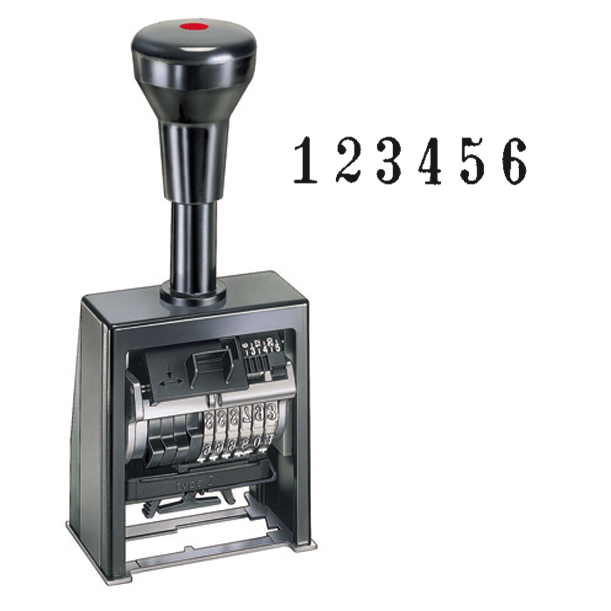 Timbro Numeratore B6K - autoinchiostrante - automatico - 6 colonne 4,5 mm - Reiner - image 1