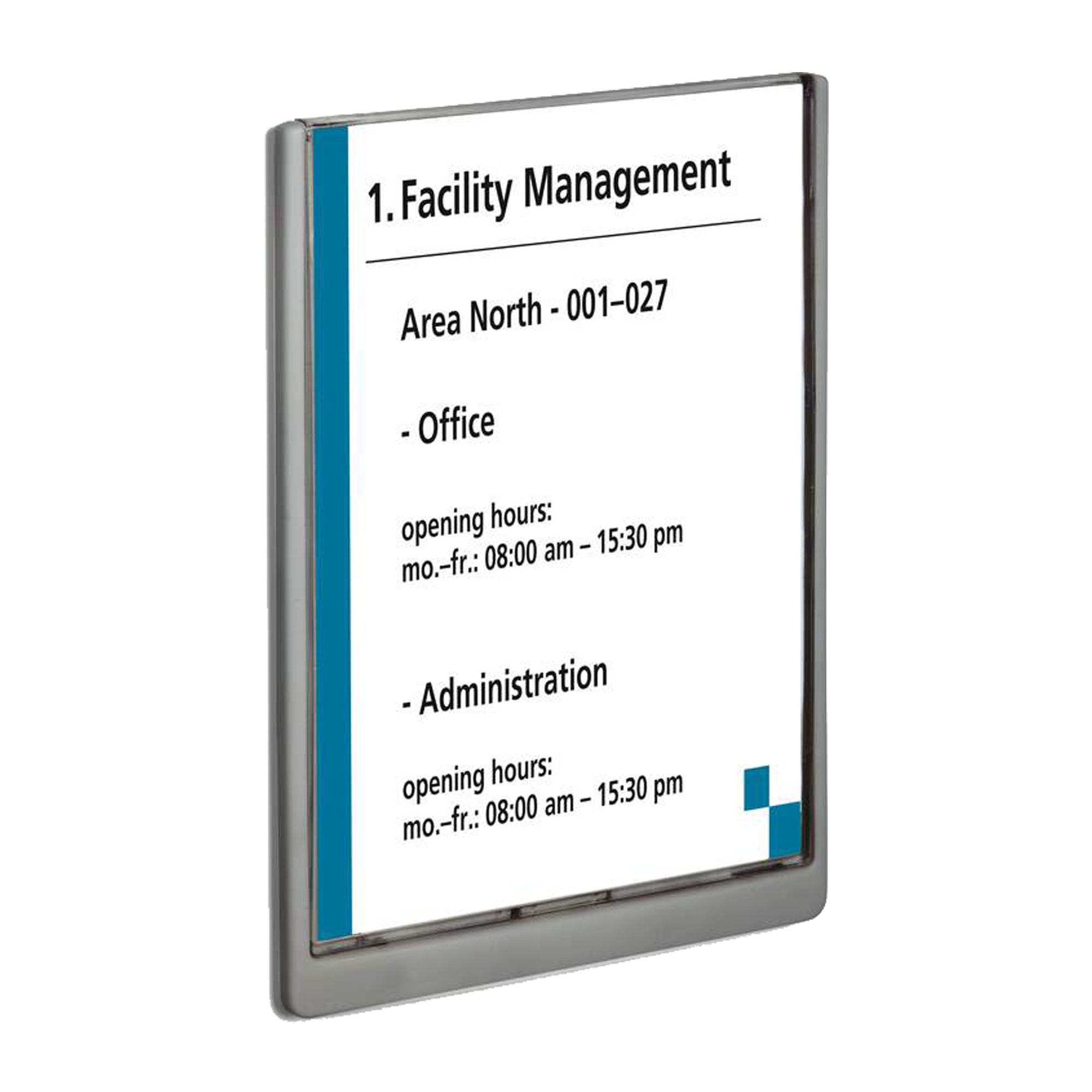 Targa per porte/pareti Click Sign - 21 x 29,7 cm (A4) - Durable - image 1