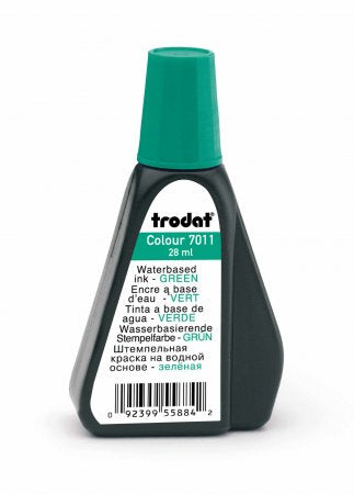 Inchiostro per timbri in gomma - Trodat 7011 verde