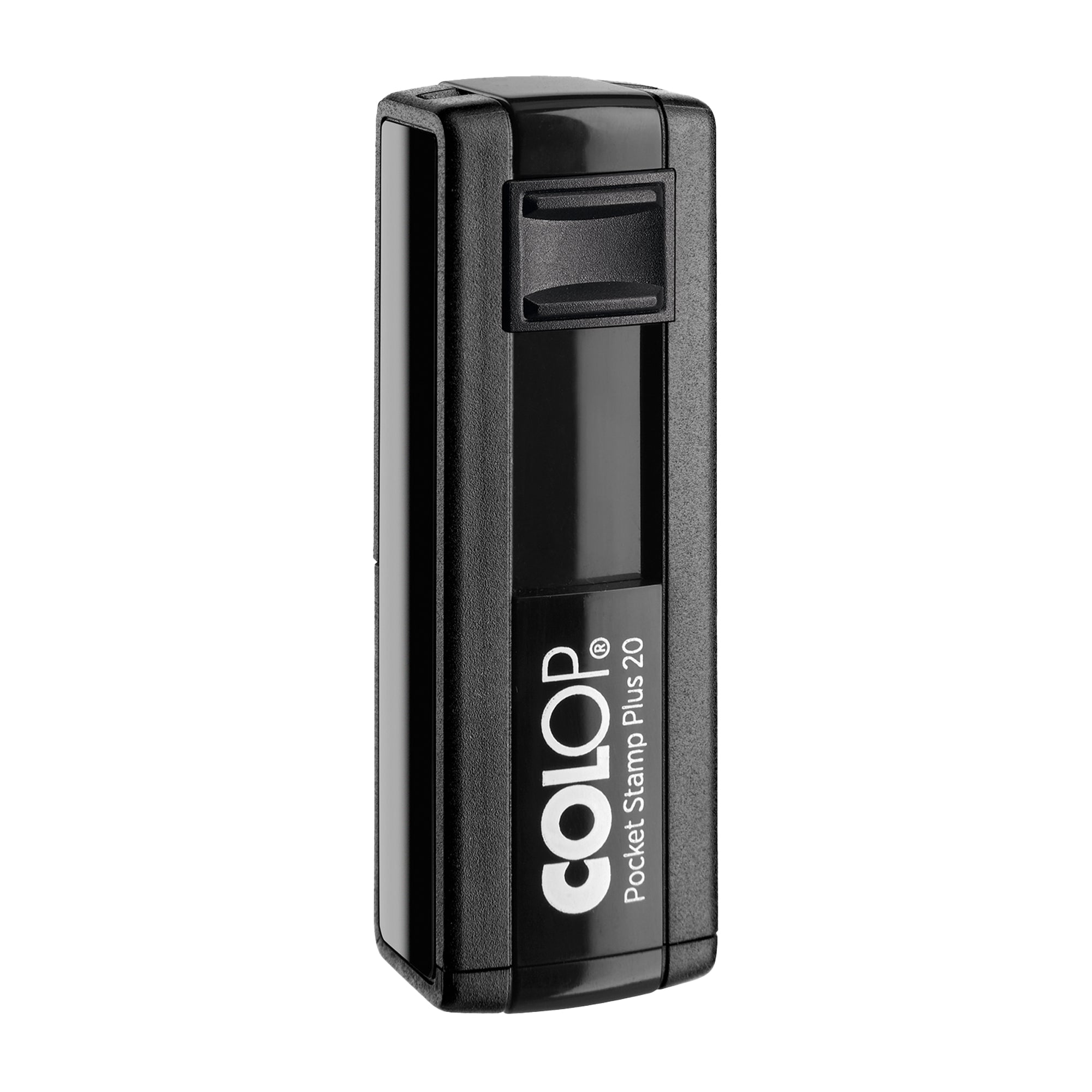 Timbro Pocket Stamp Plus 20 - 14 x 38 mm - 4 righe - autoinchiostrante - nero - Colop - image 1