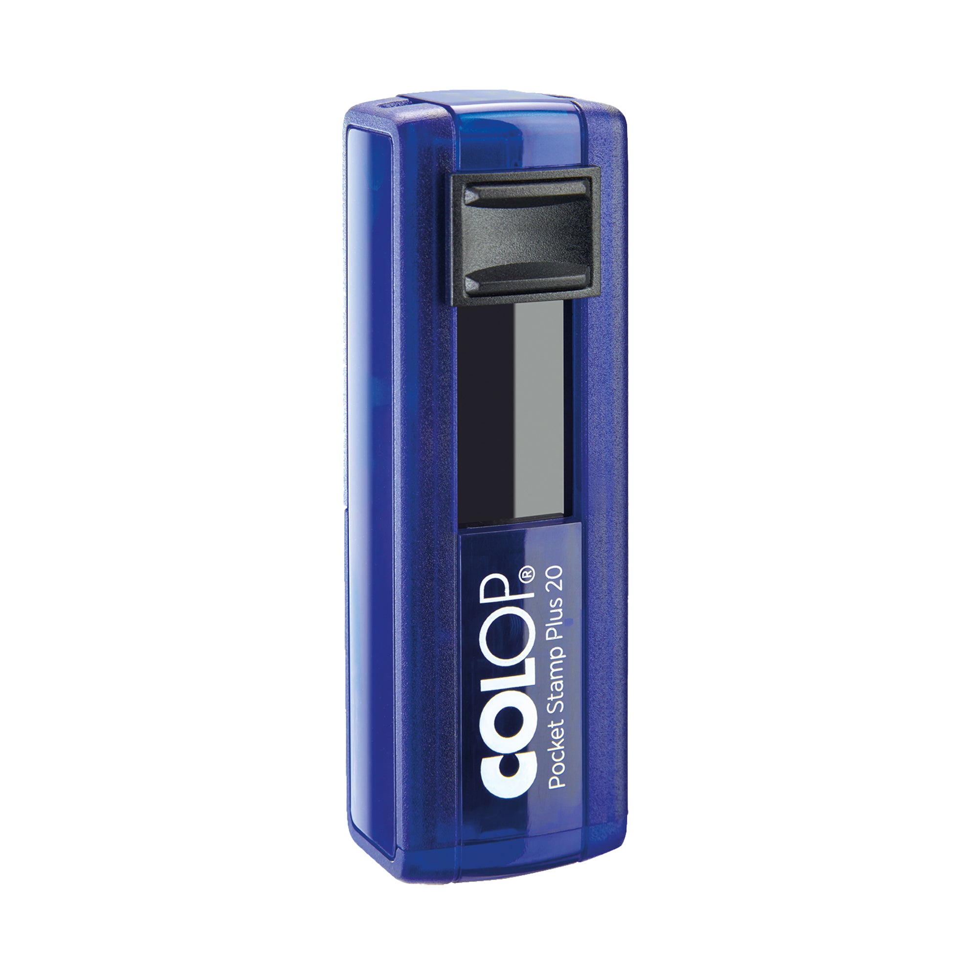 Timbro Pocket Stamp Plus 20 - 14 x 38 mm - 4 righe - autoinchiostrante - blu indaco - Colop - image 1