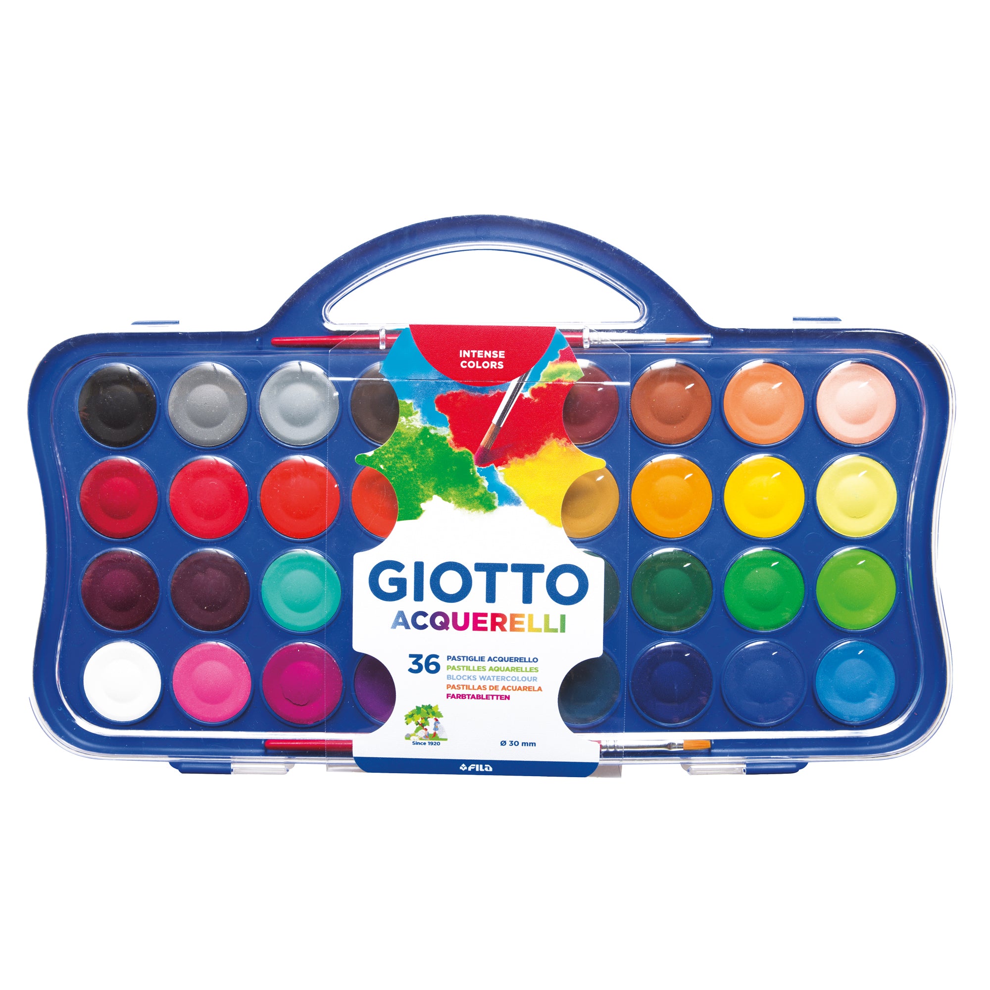 Pastiglie Acquerelli - ø 30mm - Giotto - 36 pastiglie - image 1