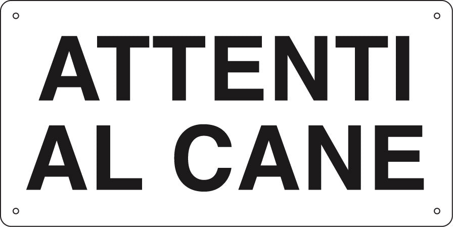 Attenti al cane