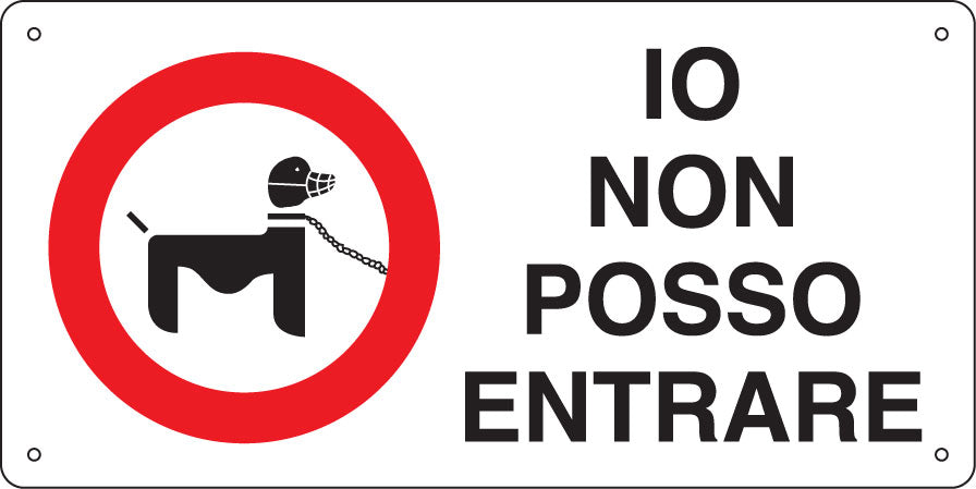 Io non posso entrare