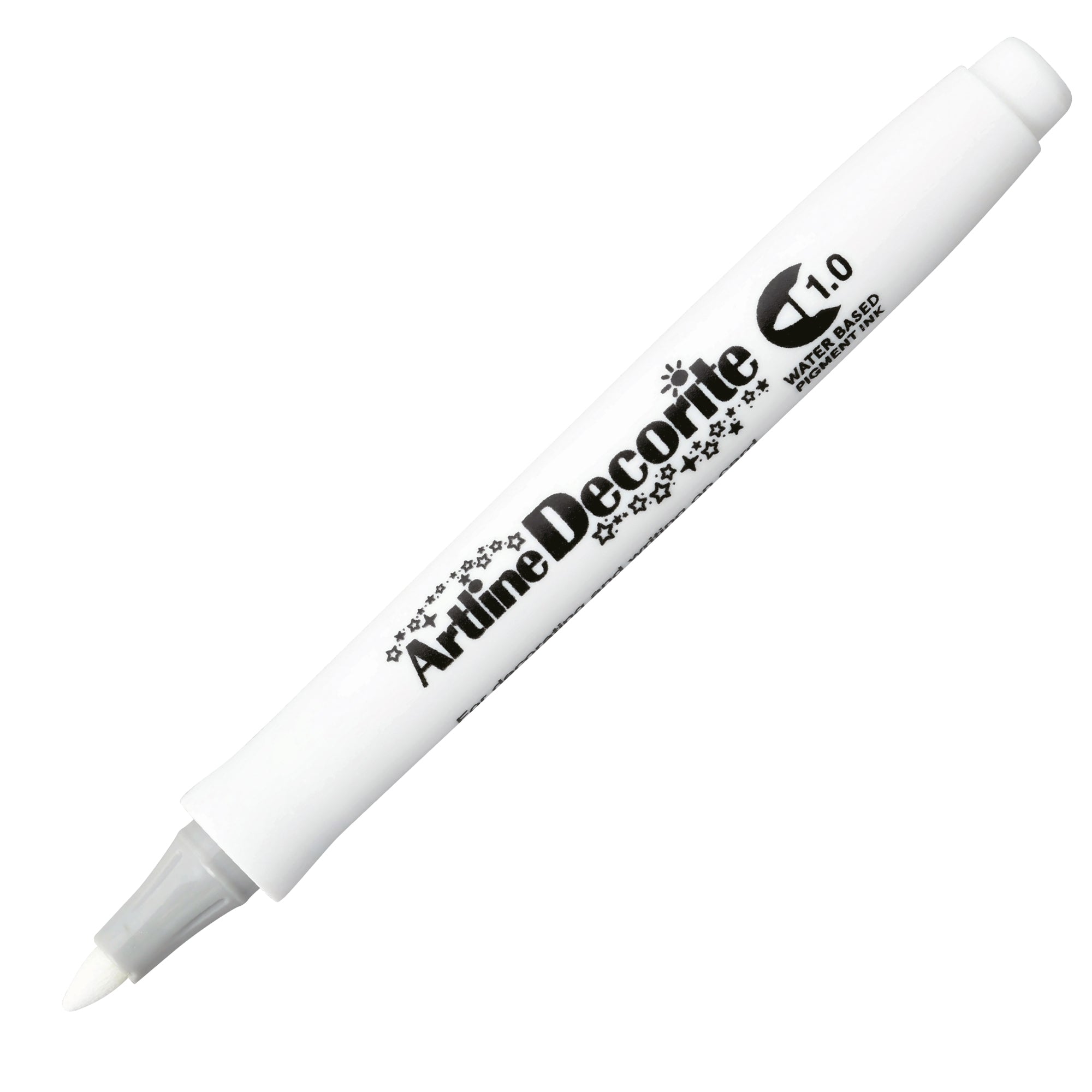 Marcatore Decorite - punta tonda - 1.0 mm - bianco - Artline - image 1