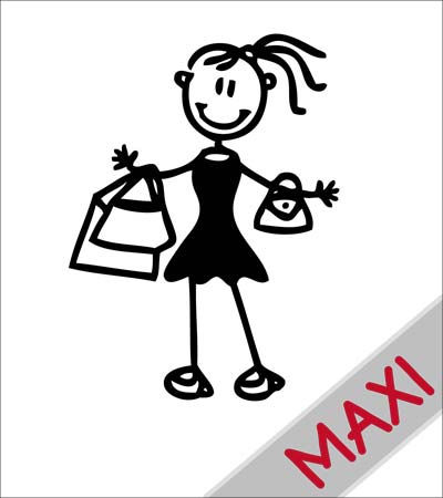 Mamma shopping - Maxi Adesivi Famiglia per Camper