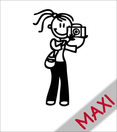Mamma fotografa - Maxi Adesivi Famiglia per Camper