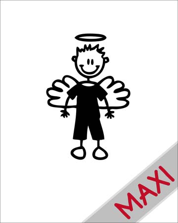Bambino angioletto - Maxi Adesivi Famiglia per Camper