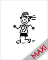 Bambina che corre