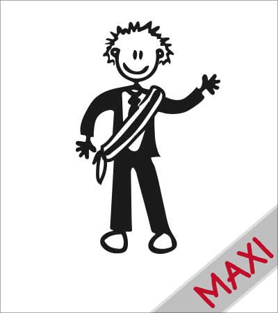 Papà sindaco - Maxi Adesivi Famiglia per Camper