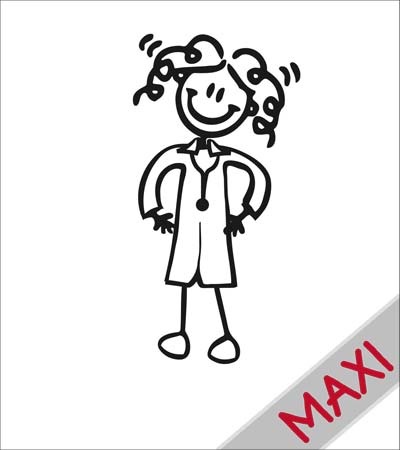 Mamma dottoressa - Maxi Adesivi Famiglia per Camper