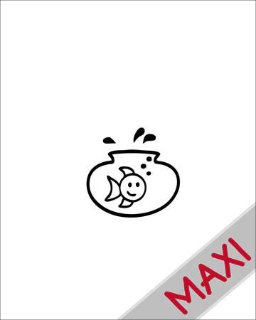 Pesce - Maxi Adesivi Famiglia per Camper