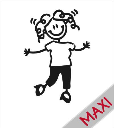 Mamma cicciottella - Maxi Adesivi Famiglia per Camper