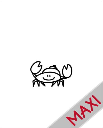 Granchio - Maxi Adesivi Famiglia per Camper
