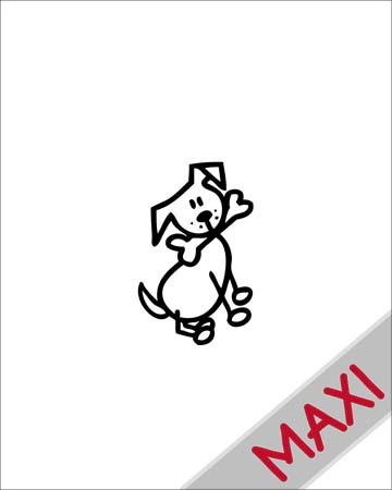 Cane - Maxi Adesivi Famiglia per Camper