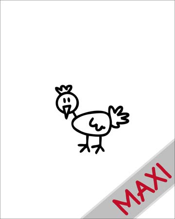 Gallina - Maxi Adesivi Famiglia per Camper