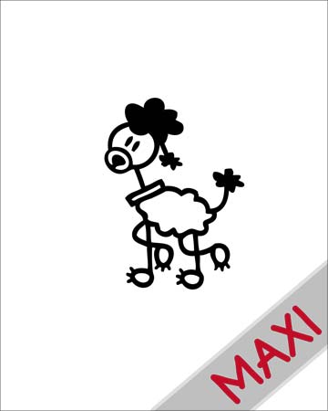 Pecorella 2 - Maxi Adesivi Famiglia per Camper