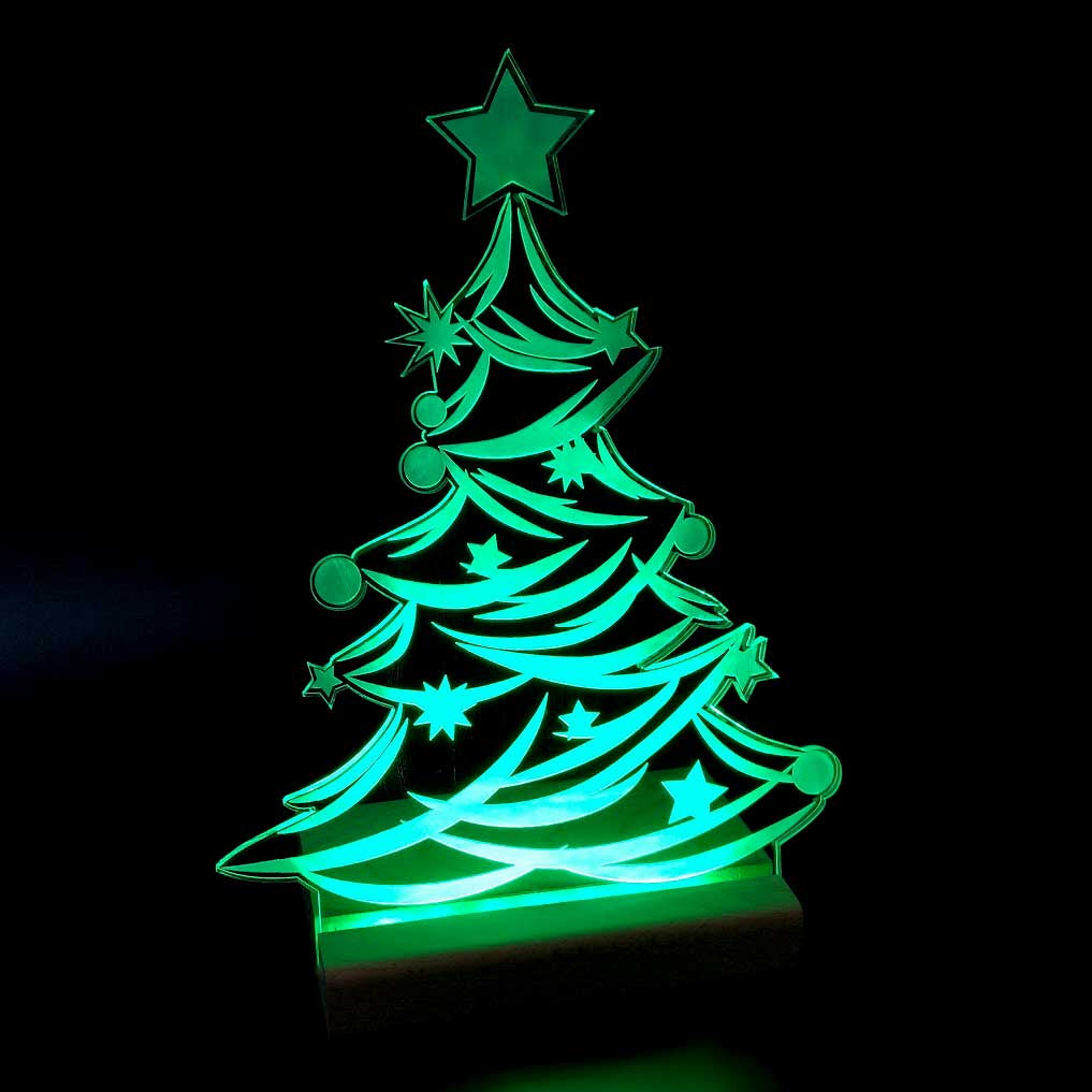 Albero di natale luminoso