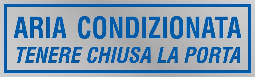 Etichetta adesiva "Aria Condizionata"