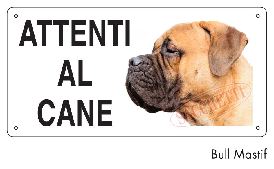 Attenti al cane Bull Mastiff