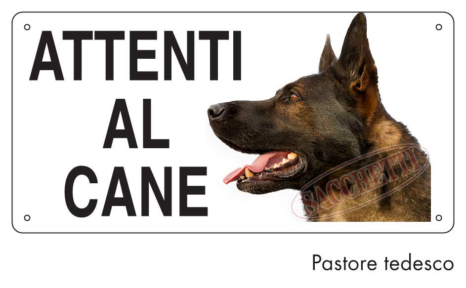 Attenti al cane Pastore tedesco