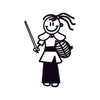 Bambina samurai