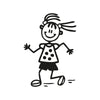 Bambina che corre