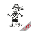 Bambina che corre