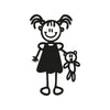 Bambina con orsacchiotto