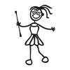 Bambina majorette