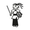 Bambina samurai