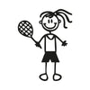 Bambina tennis