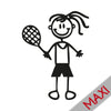Bambina tennis