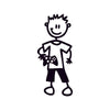 Bambino con videogioco