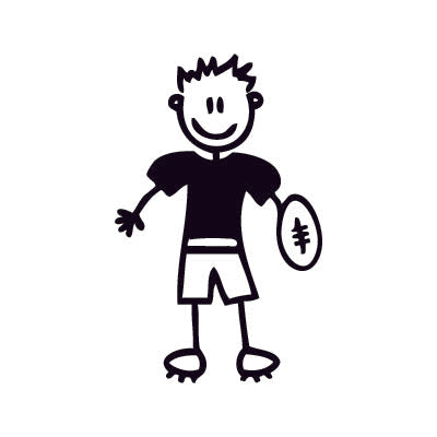 Bambino football - Adesivi Famiglia