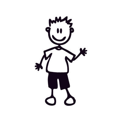 Bambino cicciottello - Adesivi Famiglia